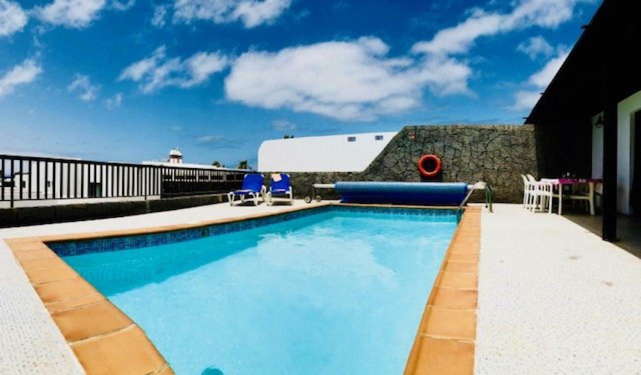 Villa Neptuno With Private Pool, Sea View, Sat-Tv & Free Wifi Playa Blanca  Exterior photo